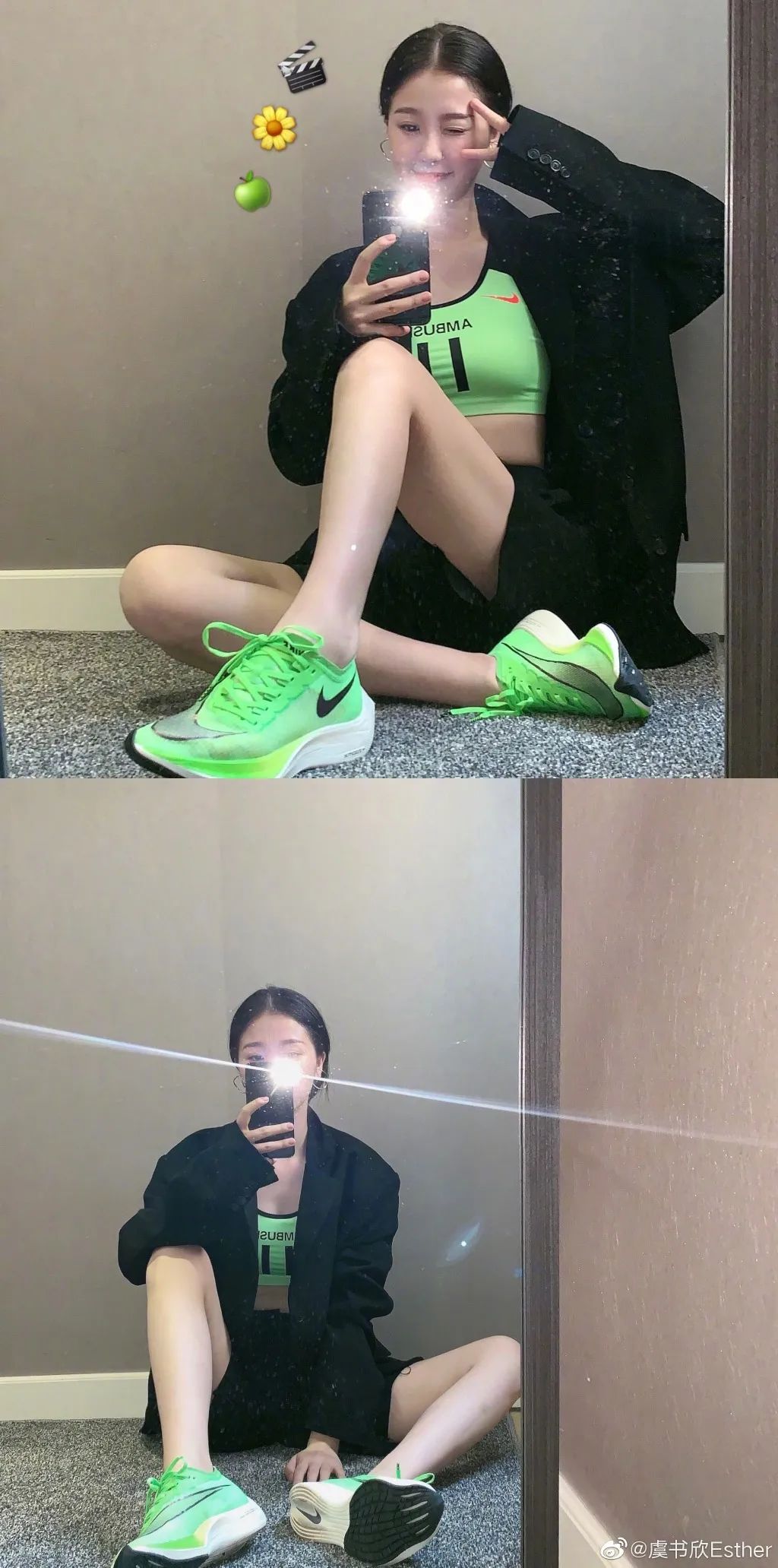 蔡徐坤穿权志龙鞋,蔡徐坤lisa虞书欣合照