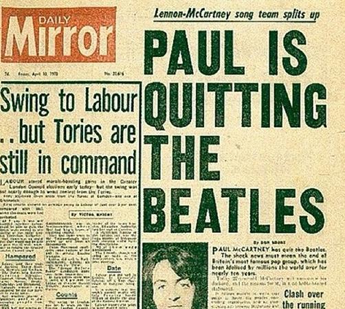 披头士解散50年的故事,披头士成立的时候有几个人