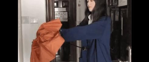 厉害了!这把伞一键自动开收伞,能抗8级大风
