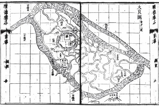 明代以来佛山历史地图的变迁,上