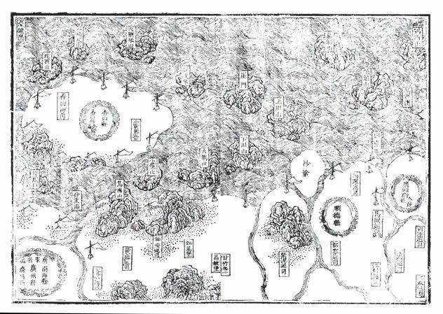 明代以来佛山历史地图的变迁,上