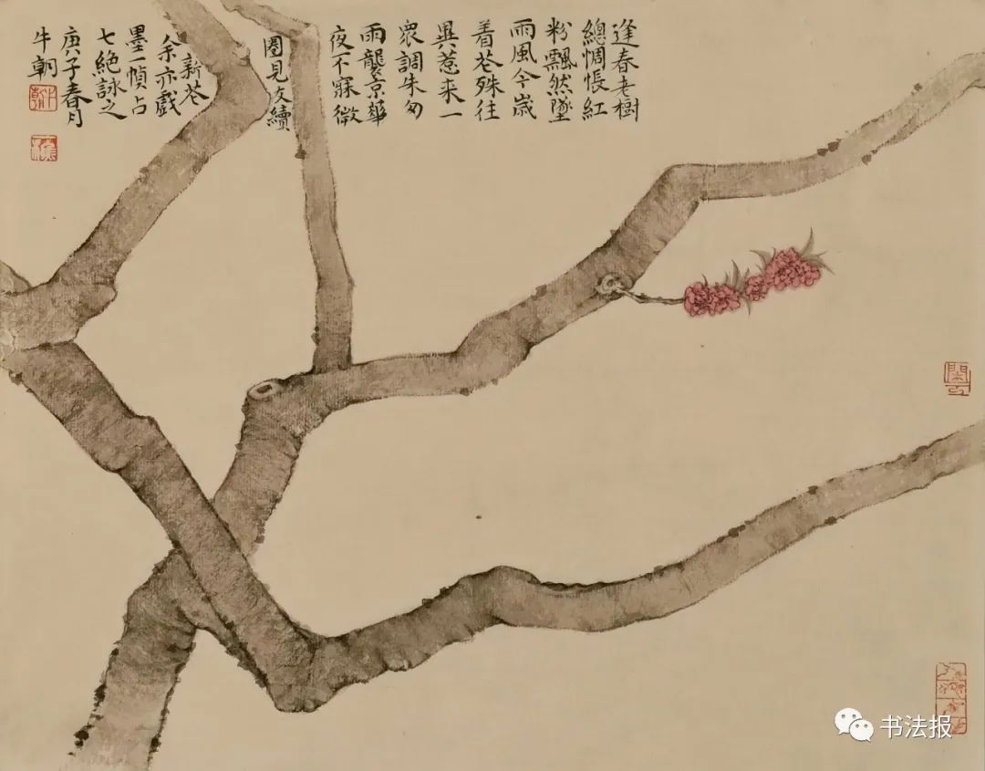 笔墨迎春花,57位画者为桃花“造像”