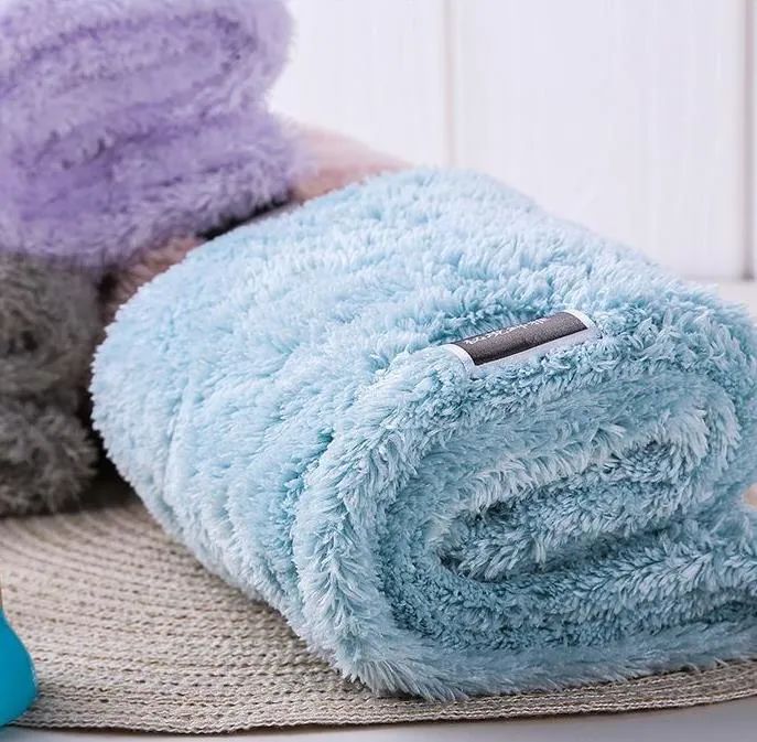 日本双层加厚超强吸水干发帽,日本吸水速干干发帽