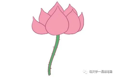 荷花和荷叶简笔画怎么画慢视频,荷花手抄报简单又漂亮简笔画