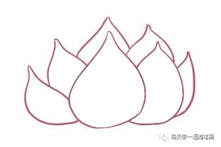 荷花和荷叶简笔画怎么画慢视频,荷花手抄报简单又漂亮简笔画
