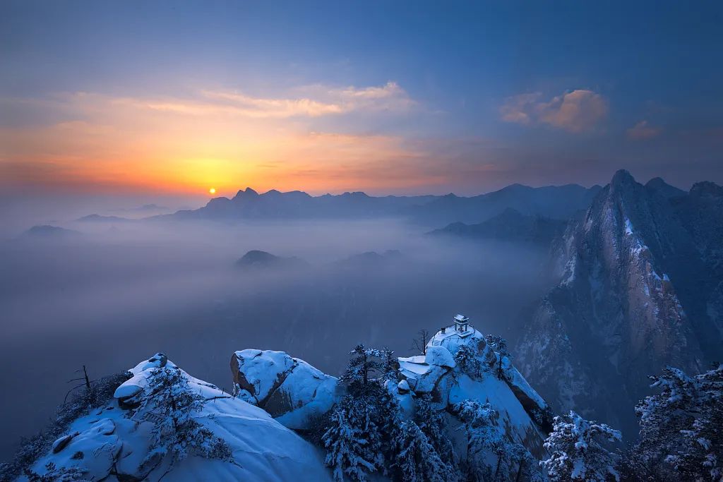 让客来时所见一山碧绿万物竞发