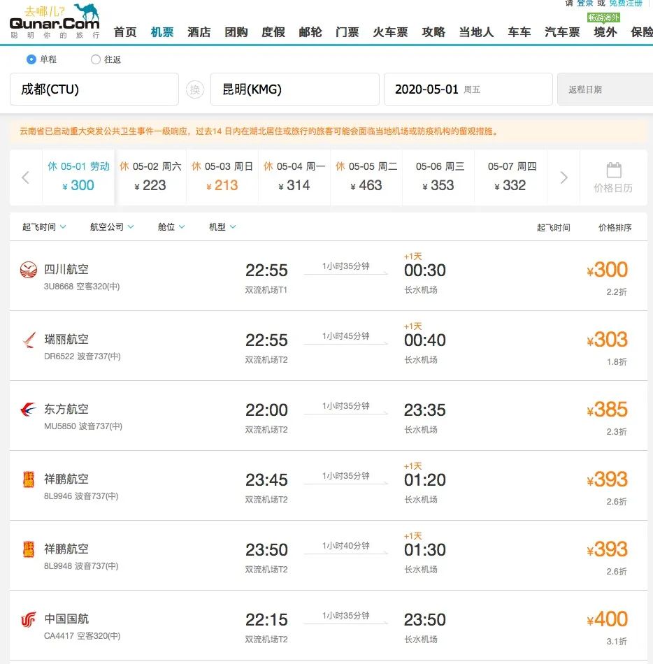 五一机票均价创5年来最低新闻,五一机票订票率