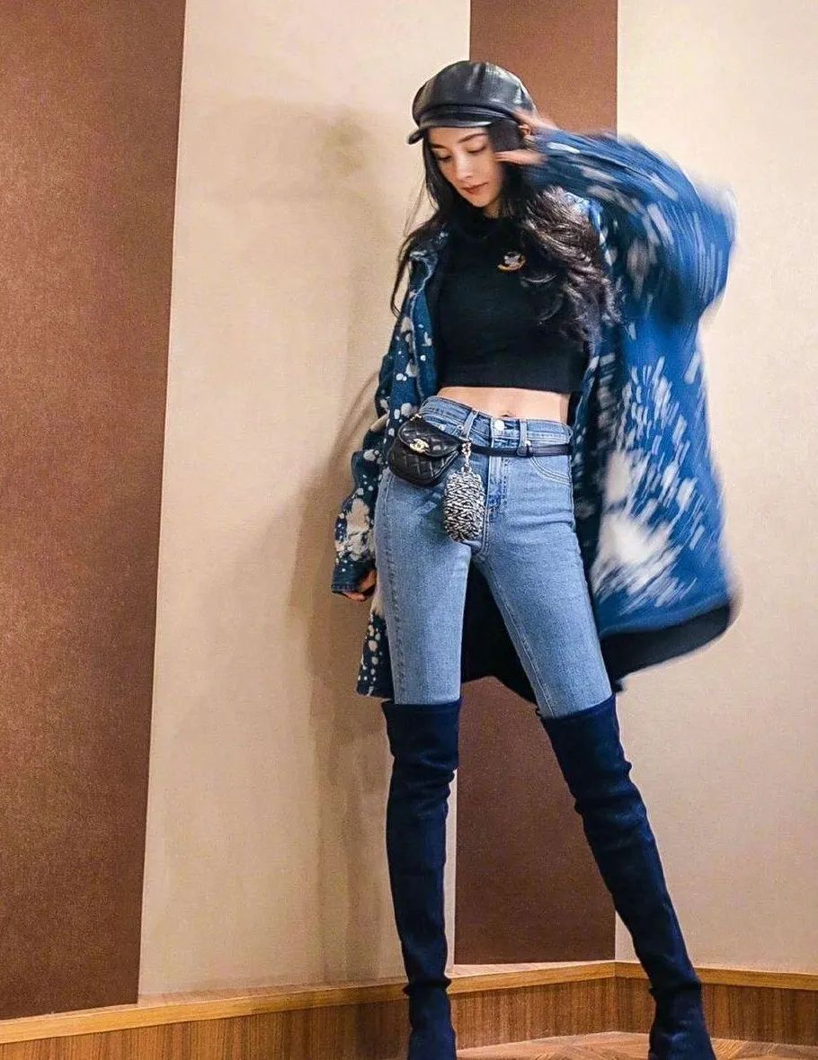 杨幂什么样的单品都能穿好,杨幂穿单品