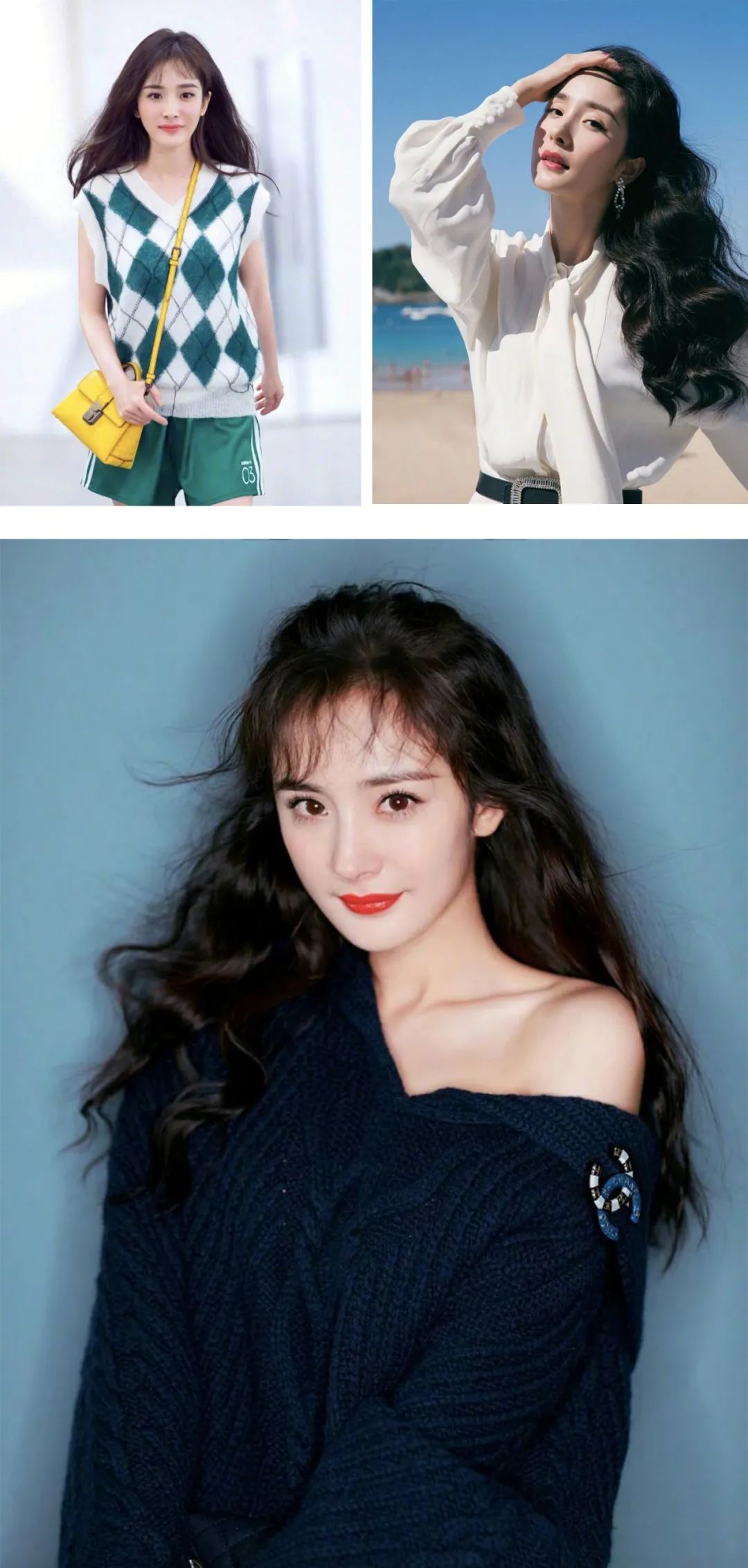 杨幂什么样的单品都能穿好,杨幂穿单品