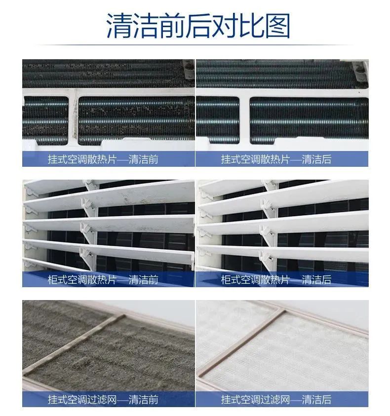 用空调清洁剂怎么清洁空调,你还在担心空调落灰尘吗