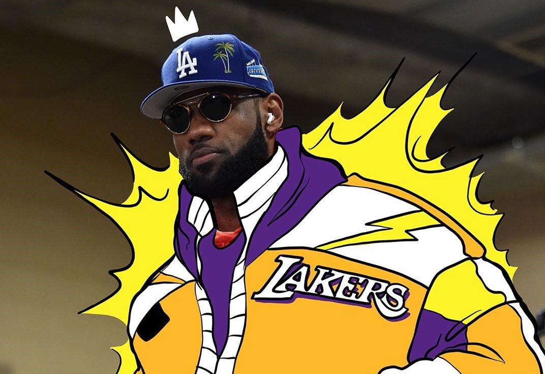 詹姆斯库里伦纳德卡通图,潮图壁纸篮球勒布朗