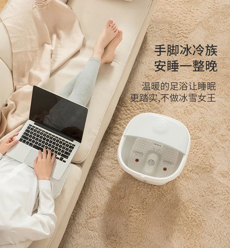 可以加热带按摩的洗脚盆,全自动折叠按摩洗脚盆