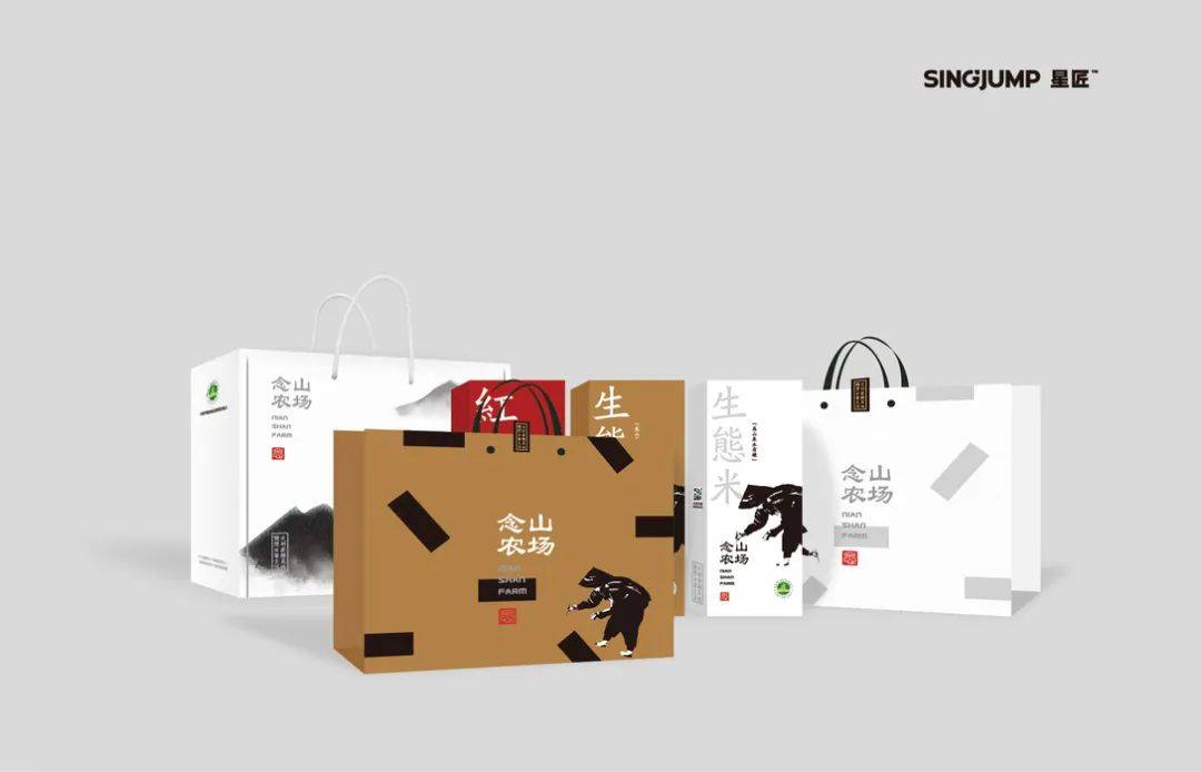 漂亮的大米系列包装设计,日式大米包装设计