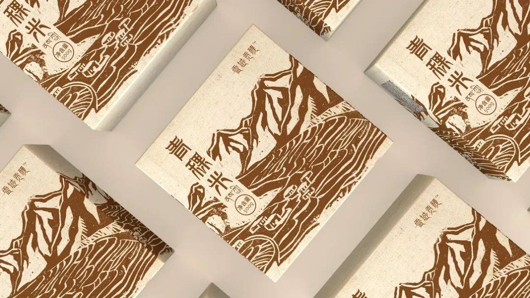 漂亮的大米系列包装设计,日式大米包装设计