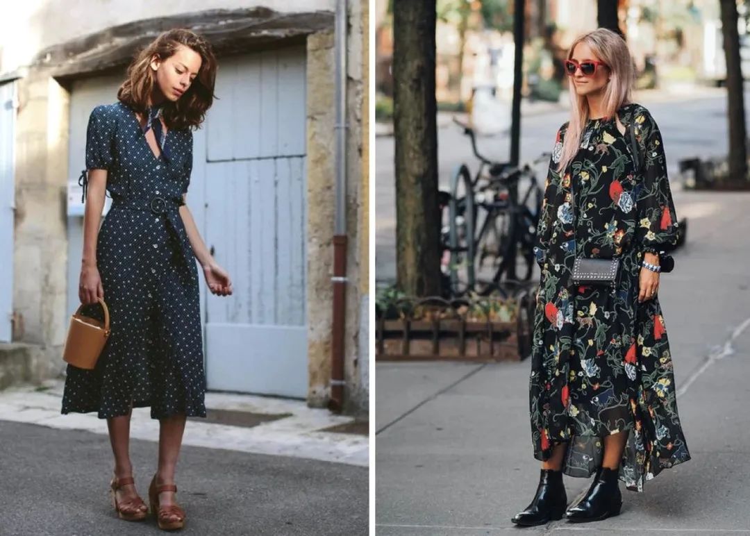 2022新款碎花气质裙子,30-20岁洋气碎花裙子