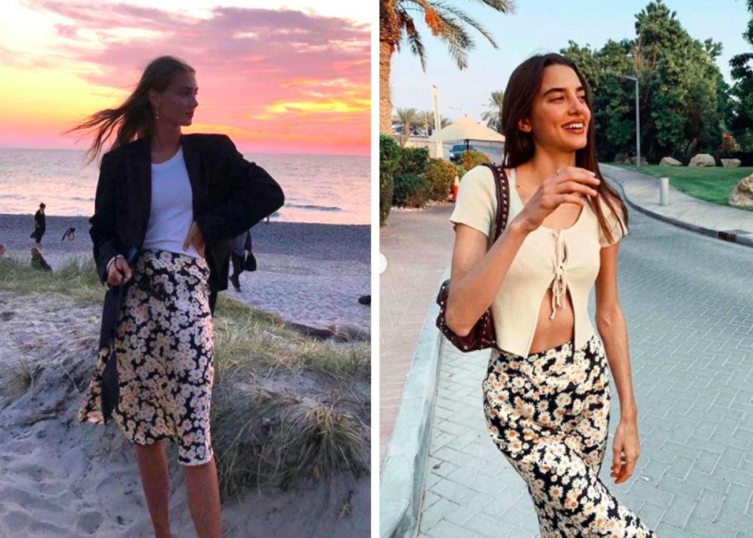 2022新款碎花气质裙子,30-20岁洋气碎花裙子