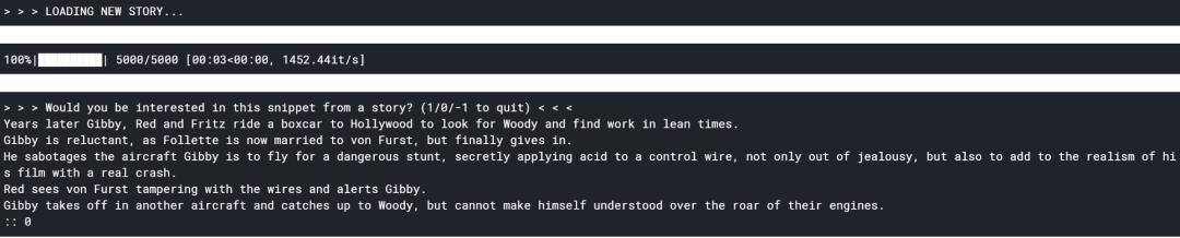 无需训练RNN或生成模型,如何编写一个快速且通用的AI“讲故事”项目?