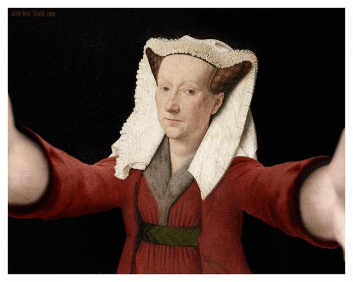 在没有手机的日子里艺术家如何自拍？