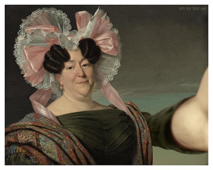 在没有手机的日子里艺术家如何自拍？