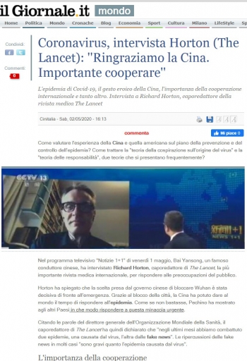 白岩松采访柳叶刀总编完整版,白岩松评论霍顿