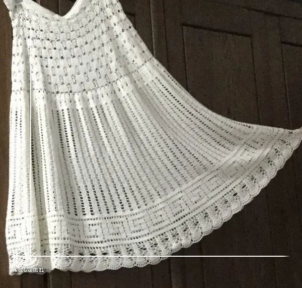 丝绒半身裙编织图解,冬款成人半身裙编织教程