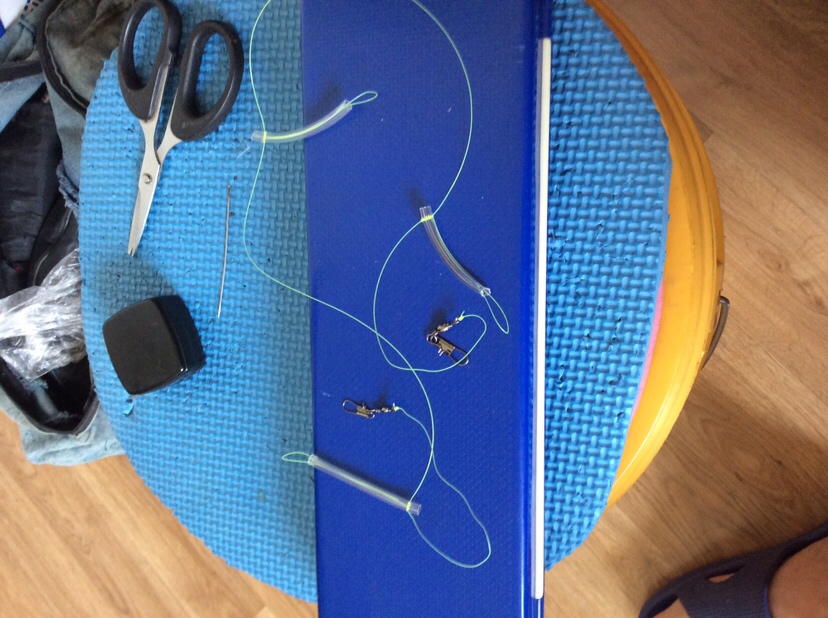 路亚串钩防缠线组绑法,海竿串钩线组防缠绑法视频