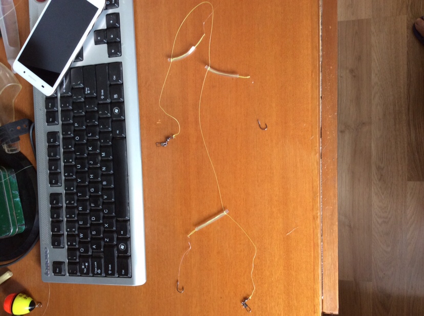 路亚串钩防缠线组绑法,海竿串钩线组防缠绑法视频