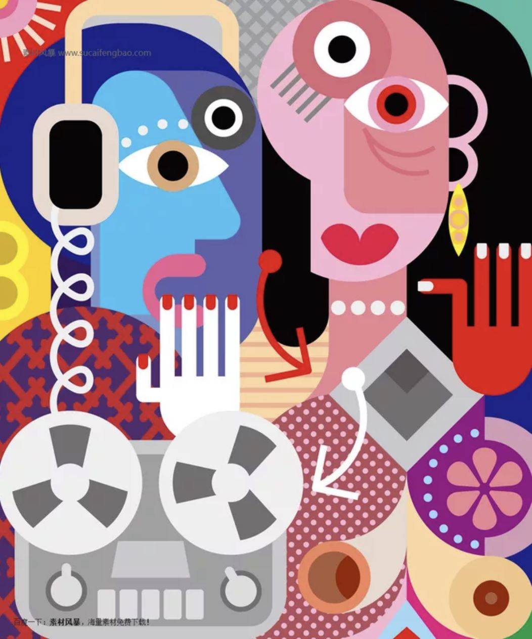 平面设计风格简约大气,平面设计字体风格大全