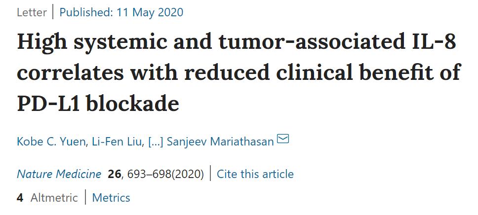 白介素对肿瘤细胞的影响,白介素8是促炎因子吗