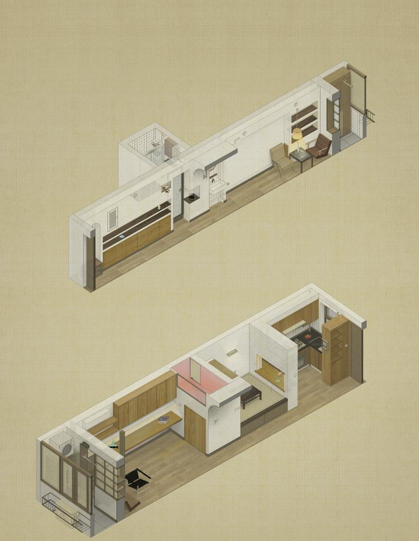 36㎡的三口之家-向心而居/金秋野建筑事务所