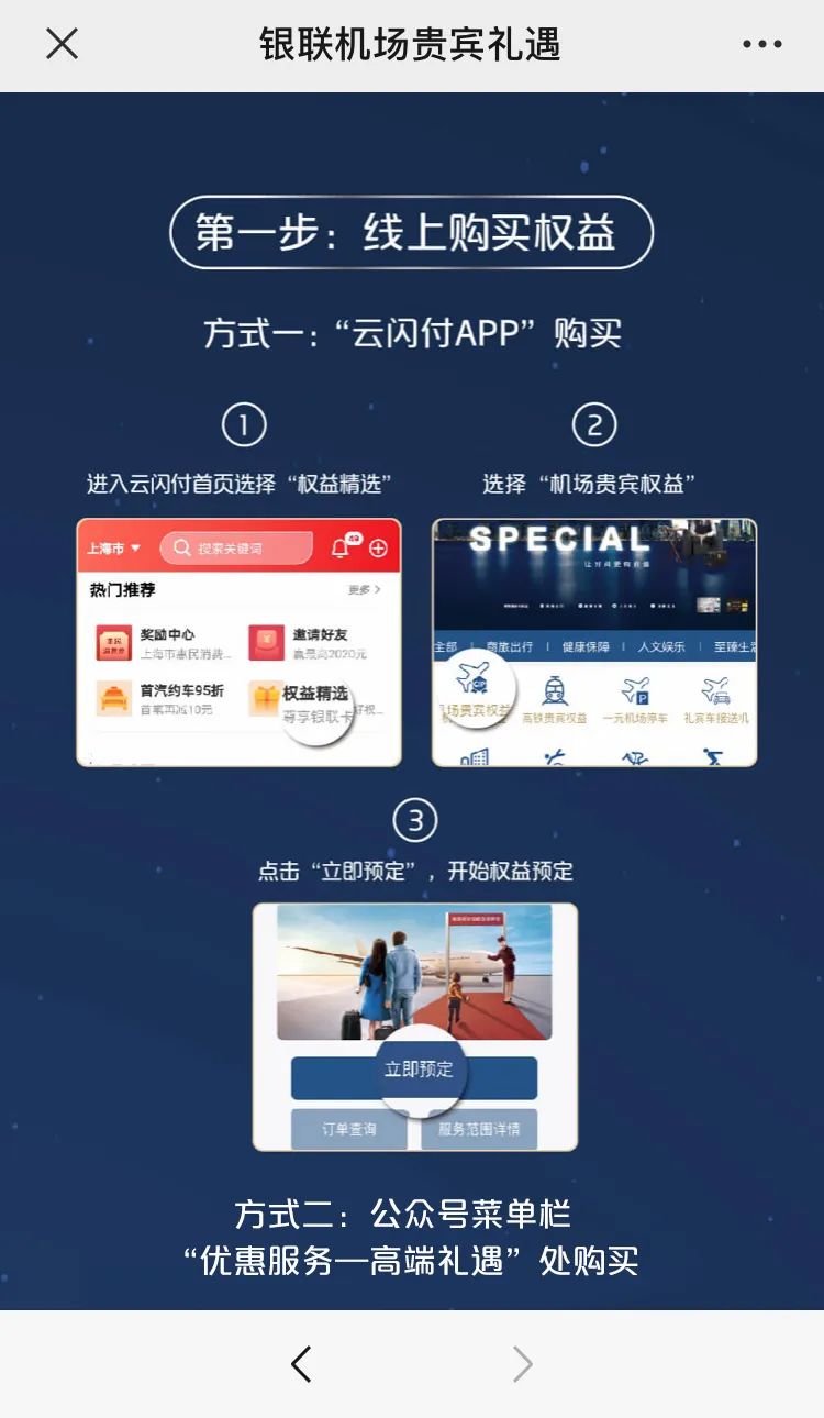 银联机场贵宾礼遇,信用卡机场高铁贵宾服务