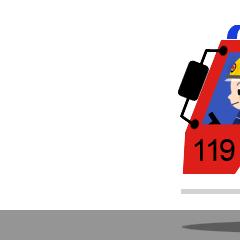 请记住：1辆消防车的宽度=2辆轿车的宽度！