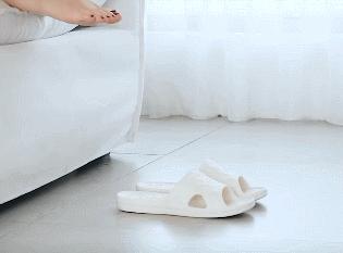 一双能按摩的浴室拖鞋,Q软防滑,好穿到爆,每一步都在保健