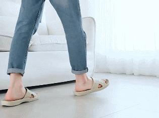 一双能按摩的浴室拖鞋,Q软防滑,好穿到爆,每一步都在保健