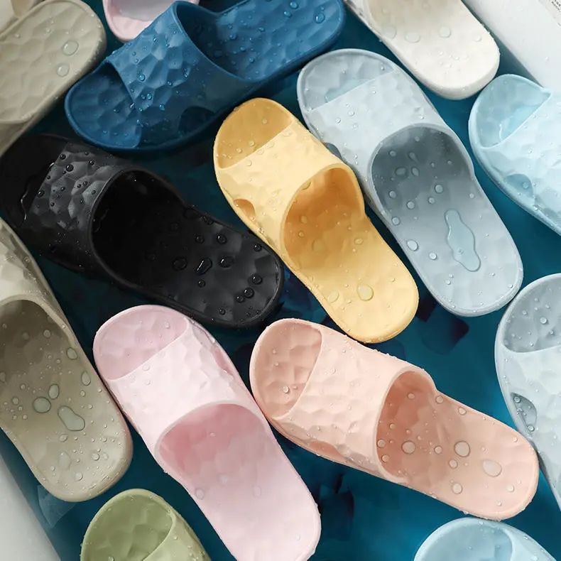 一双能按摩的浴室拖鞋,Q软防滑,好穿到爆,每一步都在保健