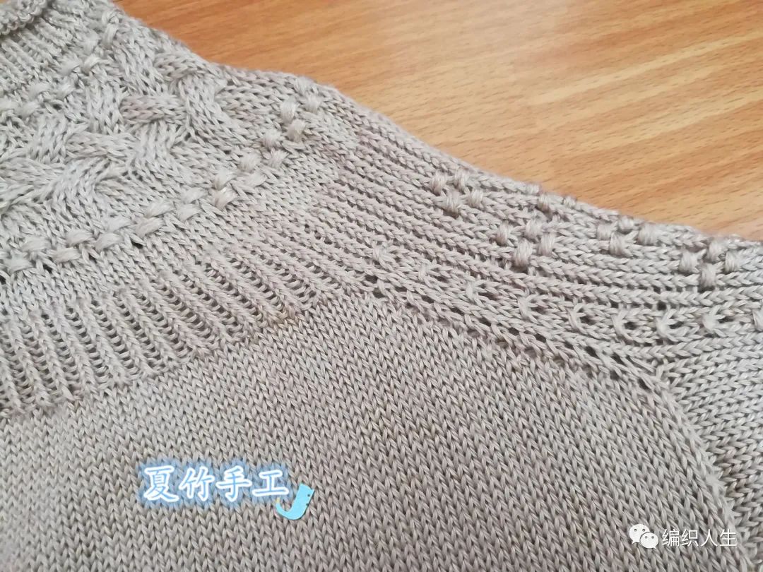 简单好看的棒针织毛衣图案,女生套头棒针粗线花线毛衣教程