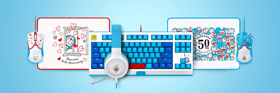 雷蛇哆啦a梦50周年限定键盘拆解,雷蛇哆啦a梦50周年限定耳机测评