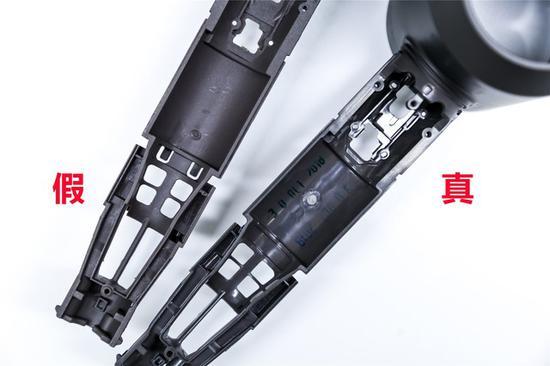 戴森吹风机怎么变真假,真假戴森吹风机对比测试