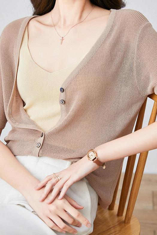 超仙防晒衫长款度假,慵懒风微透防晒衫