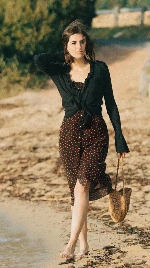 超仙防晒衫长款度假,慵懒风微透防晒衫