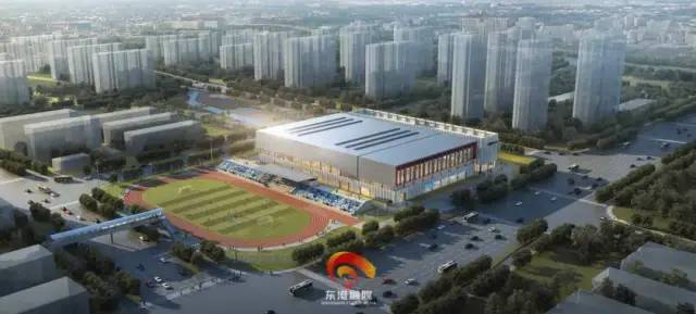 首次曝光！东港区体育中心内部效果图和周边路网规划出炉！