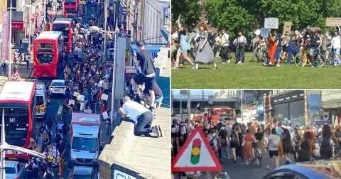 美著名富人区遭冲击,*威示**者首进白宫,*美亲**者英加也开始遭遇波及