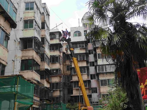 西安旧楼改造要拆防盗网吗,西安雁塔防护网