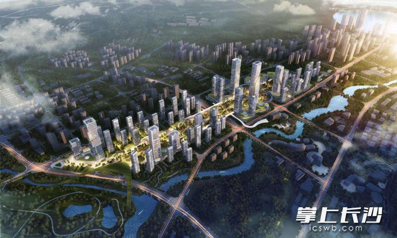 梅溪湖超级中轴人行道设计图,梅溪湖超级中轴就是一条绿化带