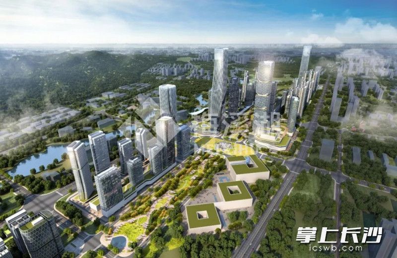 梅溪湖超级中轴人行道设计图,梅溪湖超级中轴就是一条绿化带