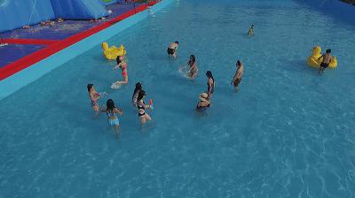 菏泽门票9.9元水上乐园,山东菏泽万象城水上乐园