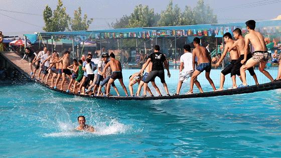 菏泽门票9.9元水上乐园,山东菏泽万象城水上乐园