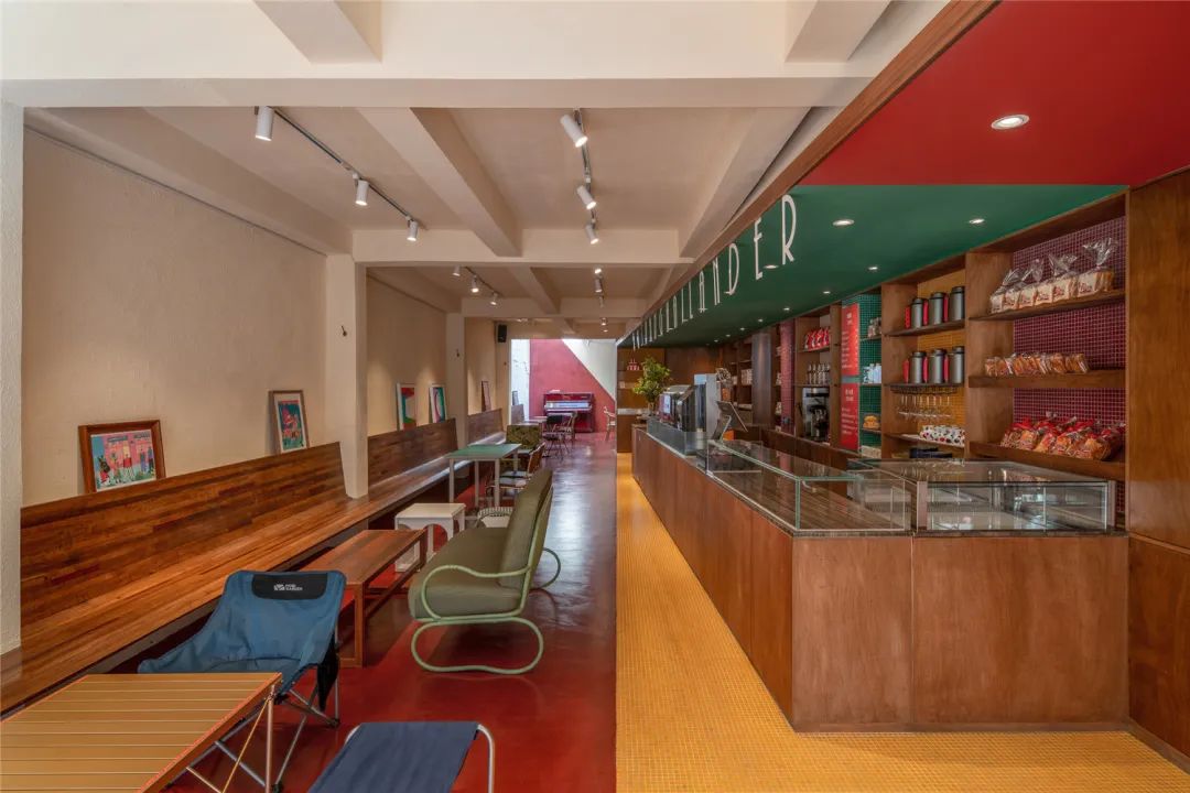 20平米小型的咖啡厅设计,长方形露台咖啡厅