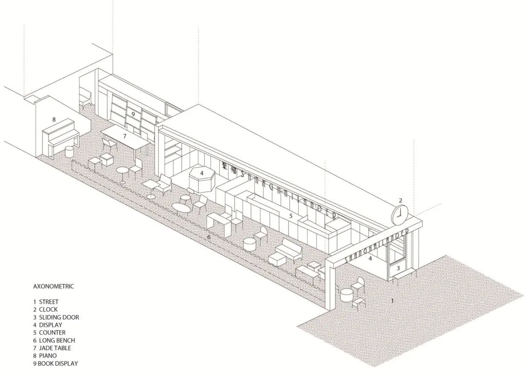 20平米小型的咖啡厅设计,长方形露台咖啡厅