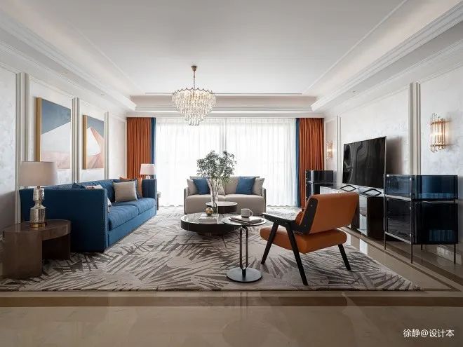 现代简约风客厅搭配效果图,简约现代风格客厅设计搭配